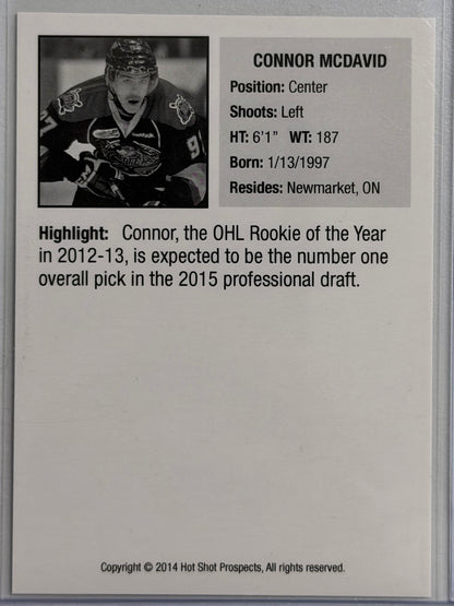 Connor McDavid Future Stars: Hot Shot Prospects 2014