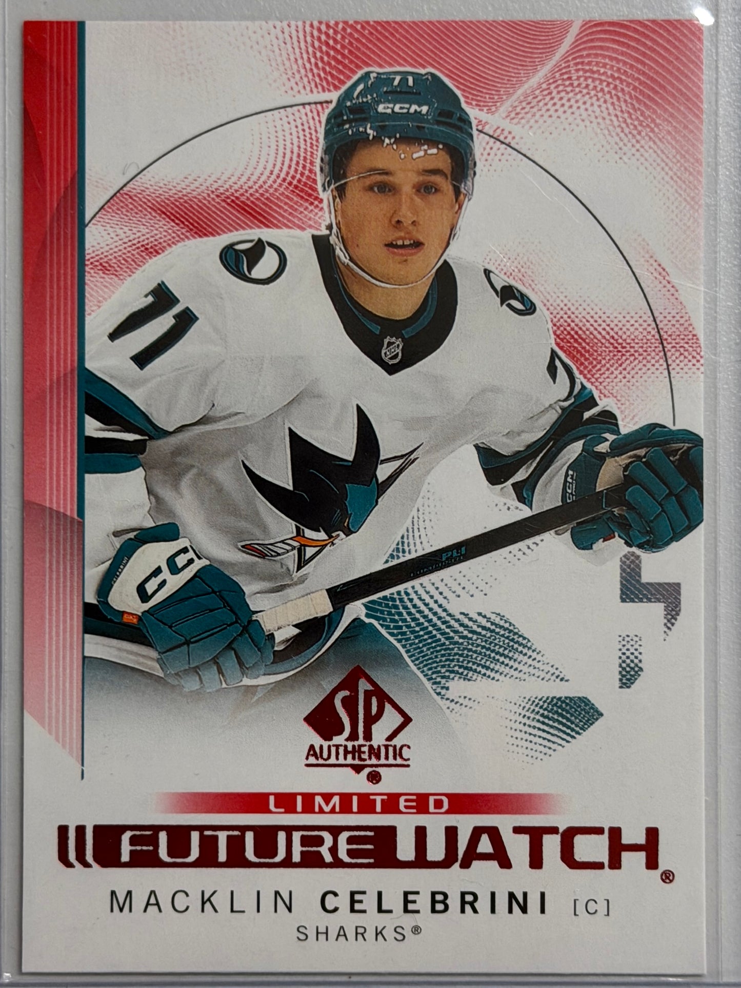 Macklin Celebrini Future Watch Red 2025
