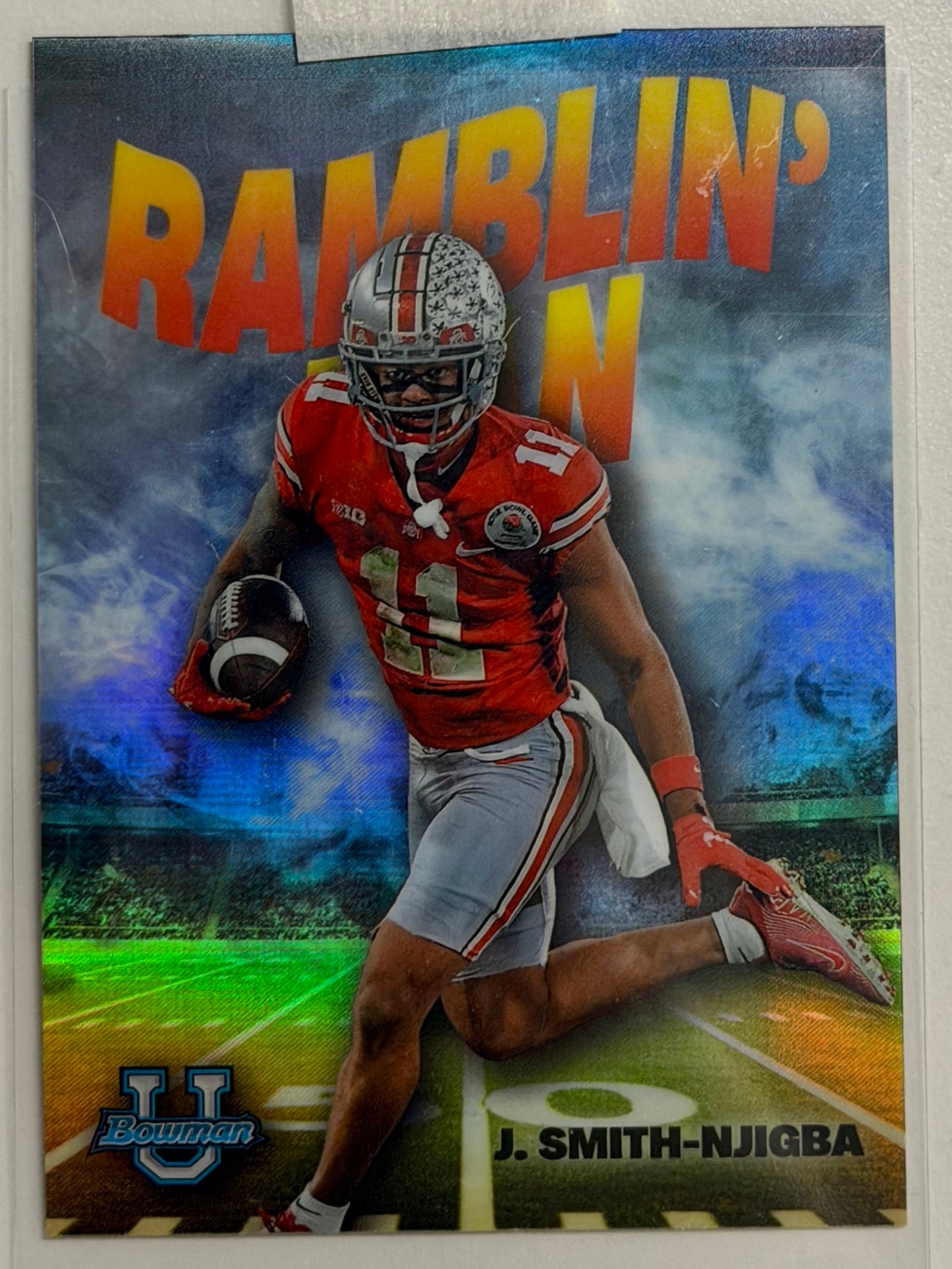 Jaxon Smith-Njigba Topps Ramblin' Man Ohio State # RM-8