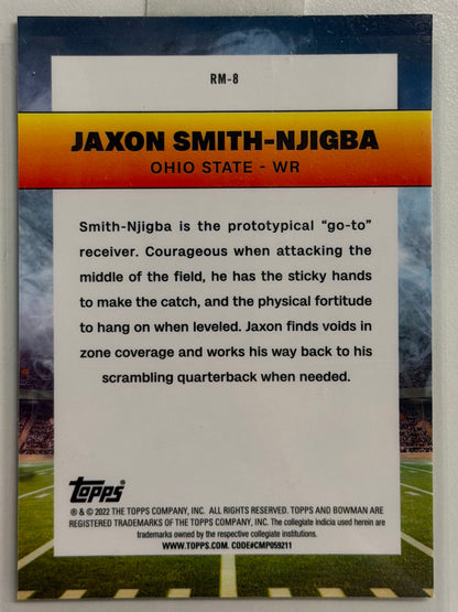 Jaxon Smith-Njigba Topps Ramblin' Man Ohio State # RM-8