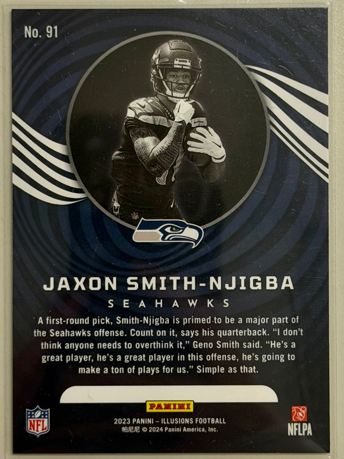 Jaxon Smith-Njigba Panini Illusions #91 2024