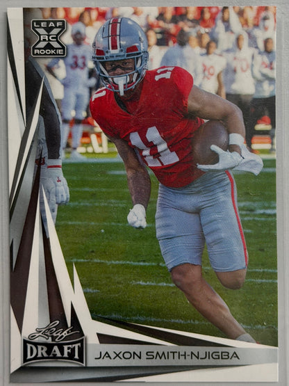 Jaxon Smith-Njigba Leaf Draft Rookie Card #B2-9 2023
