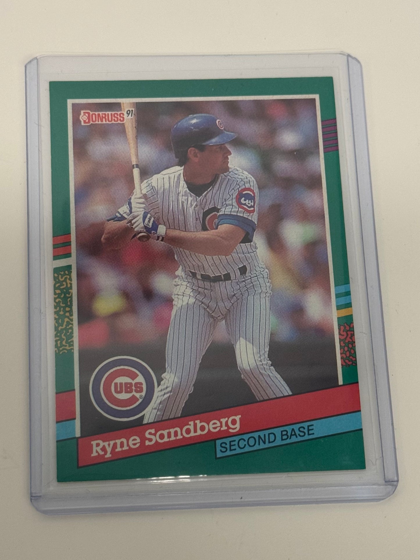 1991 Donruss Series 2 Ryne Sandberg Chicago Cubs #504 — Hall of Famer, Second Base
