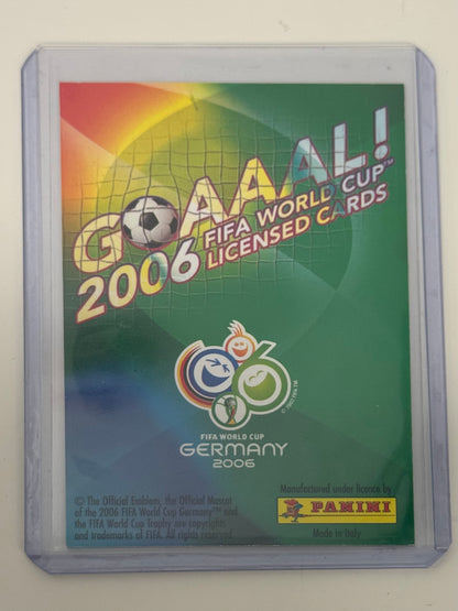 2006 Panini Goaaal! FIFA World Cup Germany David Beckham England Superstar — Serial Numbered 67/150