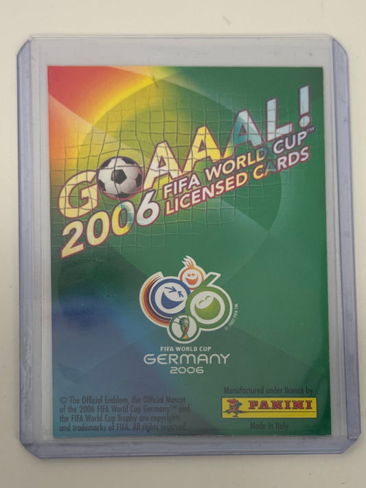 2006 Panini Goaaal! FIFA World Cup Germany David Beckham England Superstar — Serial Numbered 67/150