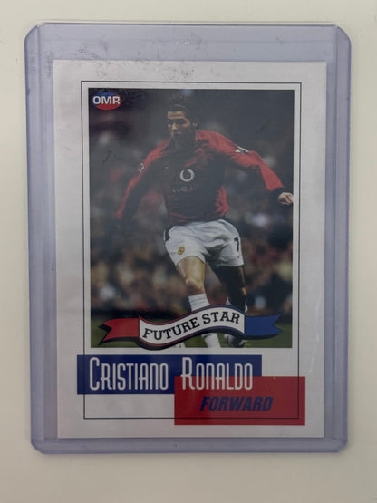 2004-06 OMR Cristiano Ronaldo Manchester United Future Star — #7, Vodafone Era, Vintage Early Career