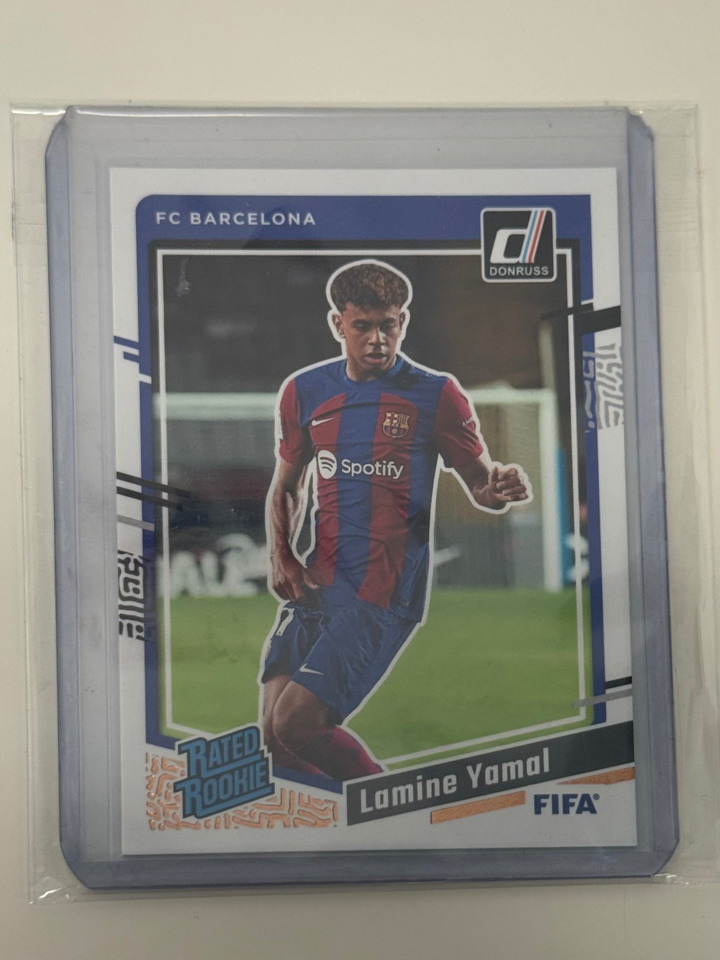 2023-24 Panini Donruss FIFA Lamine Yamal FC Barcelona Rated Rookie RC