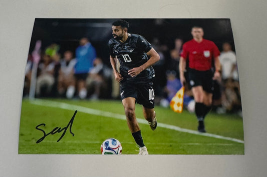 Sandeep Singh Autographed Photo New Zealand National Team #10 PUMA Kit