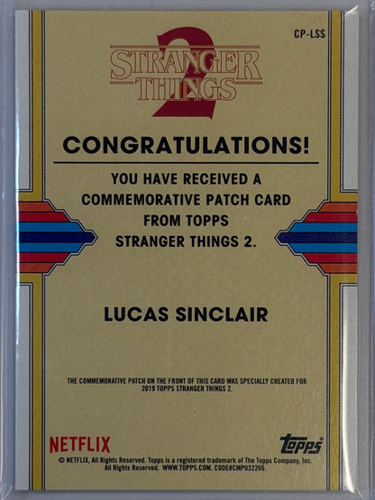 Lucas Sinclair Topps Stranger Things 2 CP-LS 2019