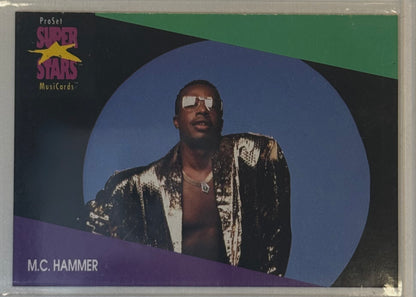 M.C. Hammer Pro Set Superstars Musicard RC #126 1991