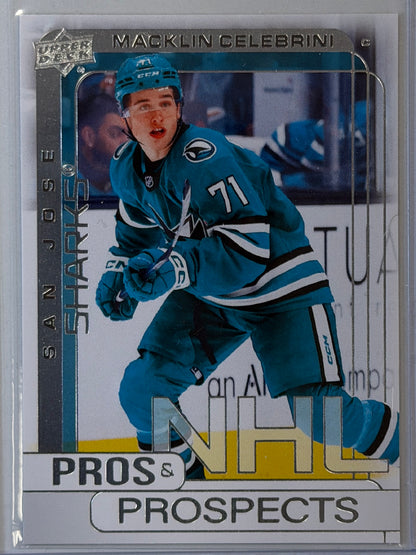 Macklin Celebrini Upper Deck PP-2 2024-2025