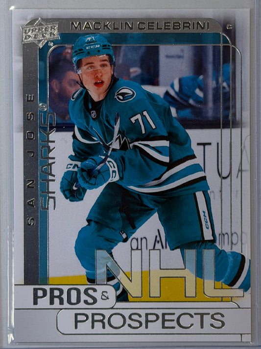 Macklin Celebrini Upper Deck PP-2 2024-2025