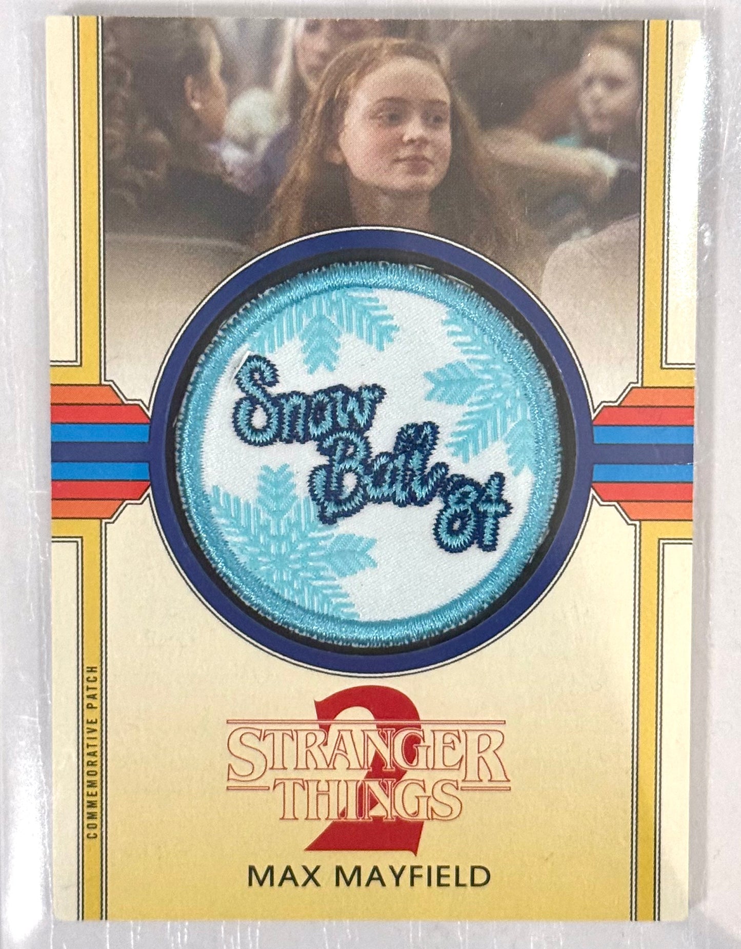 2019 Topps Stranger Things 2 #CP-MMS Max Mayfield Snow Ball '84 Patch