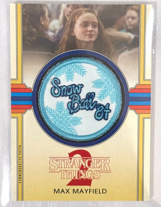 2019 Topps Stranger Things 2 #CP-MMS Max Mayfield Snow Ball '84 Patch