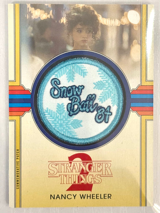 2019 Topps Stranger Things 2 #CP-NWS Nancy Wheeler Snow Ball '84 Patch