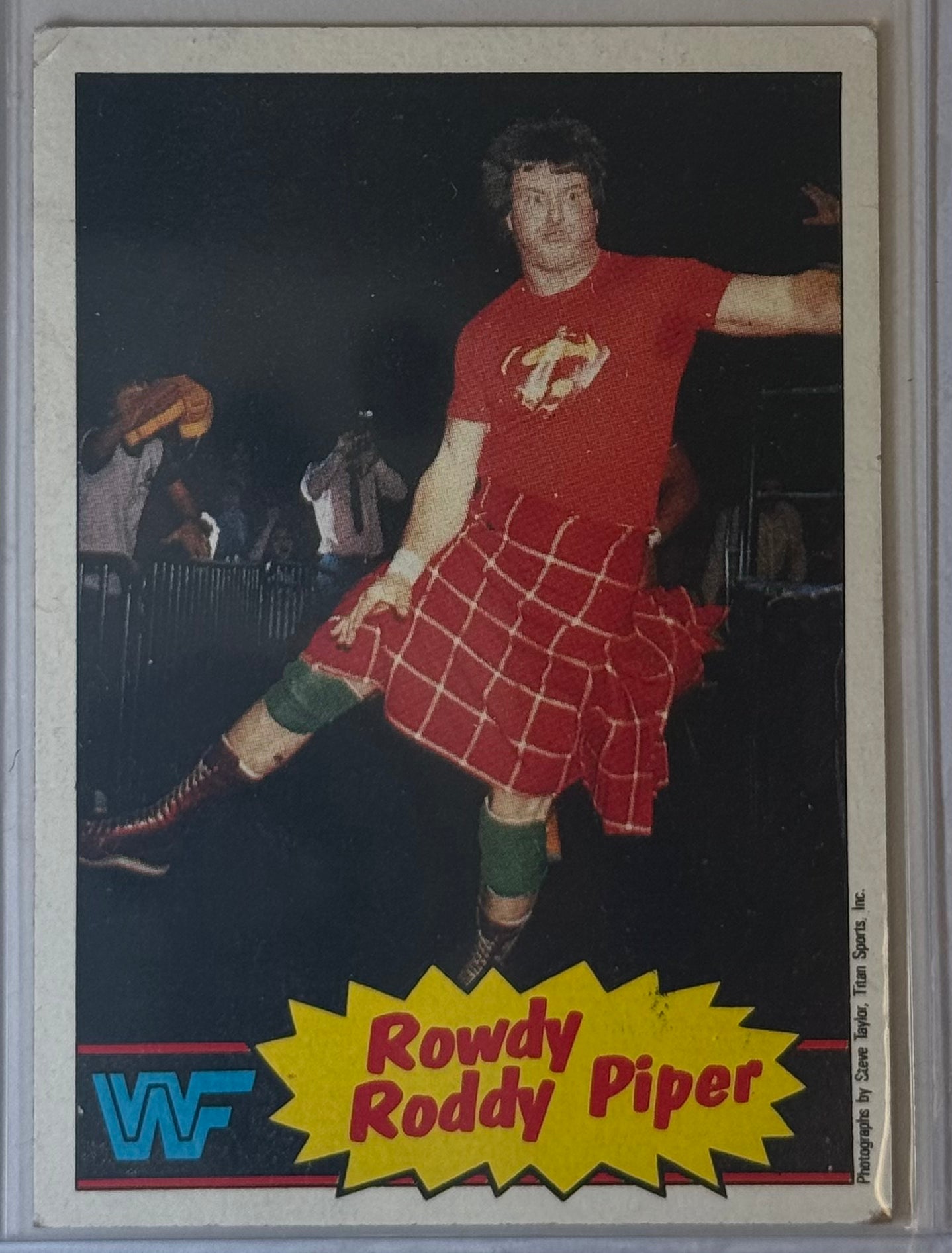 Roudy Roddy Piper Topps #7 1985