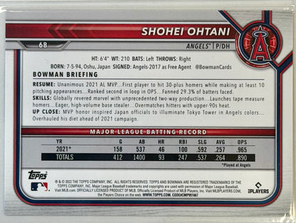 Shohei Ohtani Bowman #68 2022