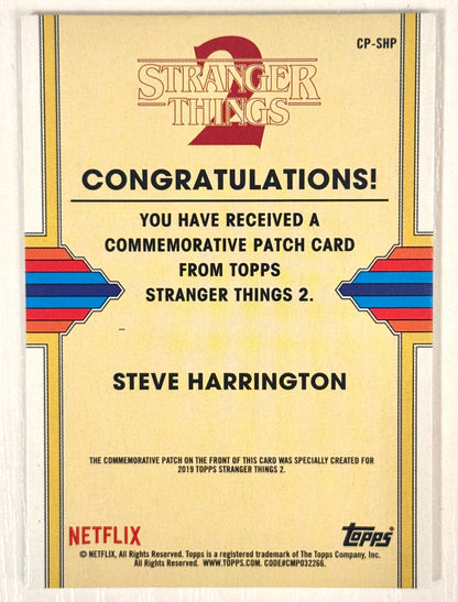 2019 Topps Stranger Things 2 #CP-SHP Steve Harrington Palace Arcade Patch