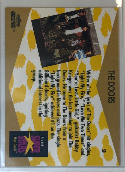 The Doors 9 Pro Set Superstars Musicards #9 1991