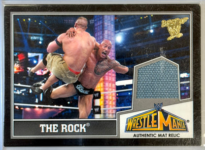 The Rock Wrestlemania Authentic Mat Ring 4/7/13 2013