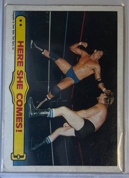 Tito Santana Topps Ringside Action: Here she comes! #28 1985