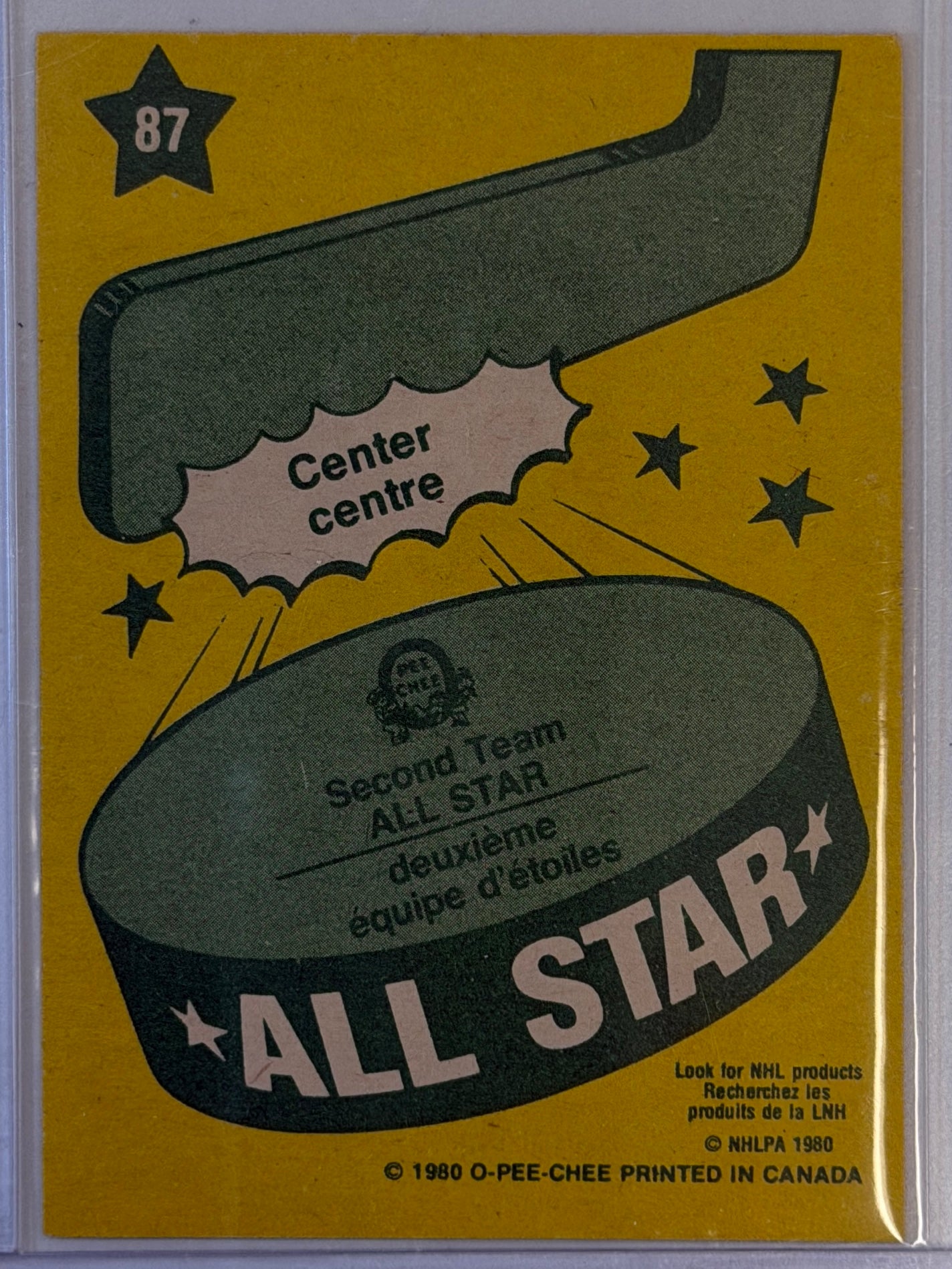 Wayne Gretzky O-Pee-Chee Oilers All-Star #87 1980-81