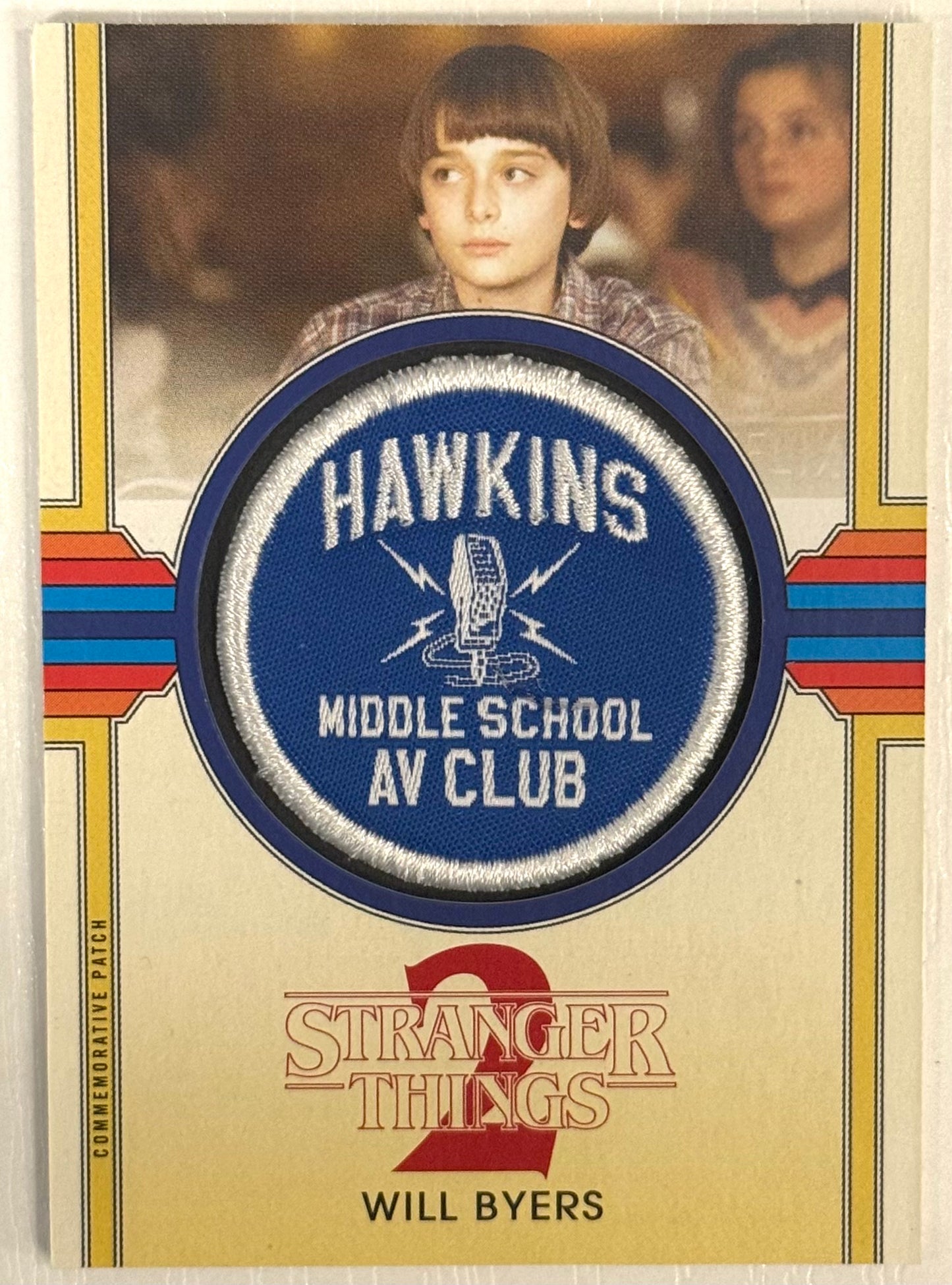 2019 Topps Stranger Things 2 #CP-WAV Will Byers AV Club Patch