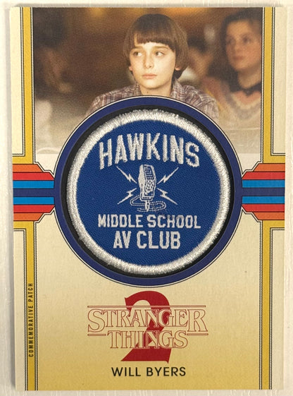 2019 Topps Stranger Things 2 #CP-WAV Will Byers AV Club Patch