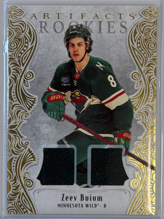 Gold Zeev Buium Limited Upper Deck Artifacts Materials Gold Jersey #483/499